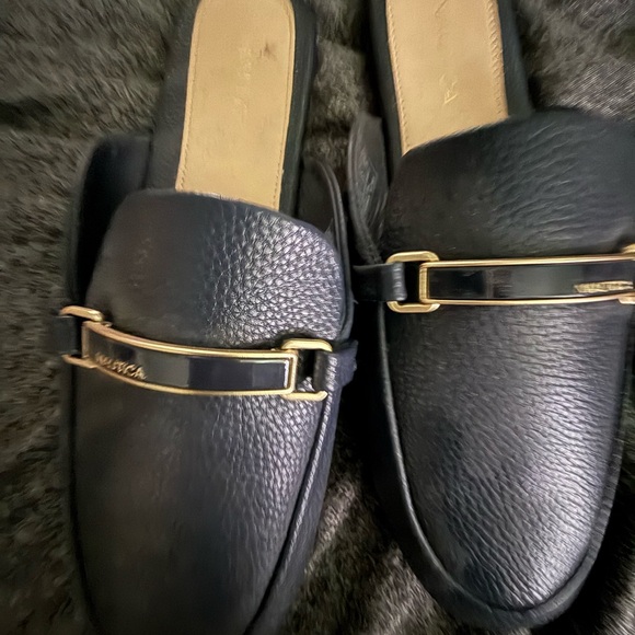 Nautica Black Mules with Gold Detailing - Picture 1 of 3